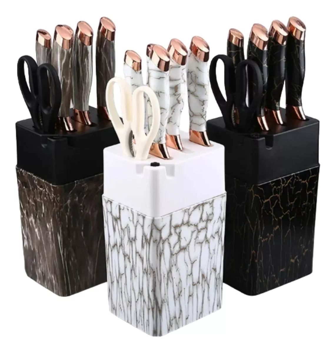 Set X7 Cuchillos De Cocina Ceramica